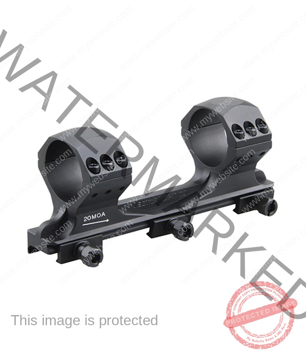 34mm X-Accu One Piece 20MOA HI Picatinny Mount